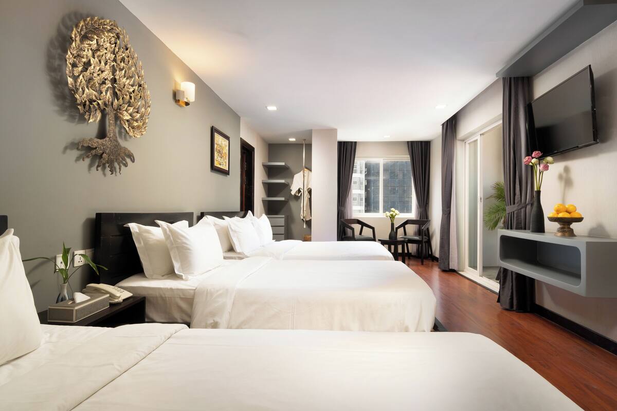 1 habitación, sábanas de algodón egipcio y ropa de cama de alta calidad