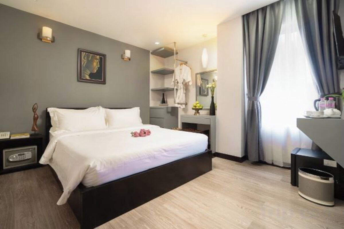 Lakens van Egyptisch katoen, luxe beddengoed, pillowtop-bedden