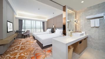 Superior Twin Room, Multiple Beds, Non Smoking, Hill View | Premium bedding, down comforters, memory foam beds, free minibar