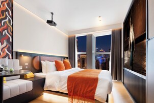 Economy Double Room, City View | Premium bedding, down comforters, pillowtop beds, desk