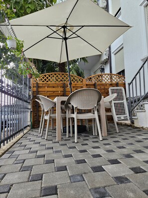 Apartment, 1 Schlafzimmer, Raucher, Balkon | Terrasse/Patio