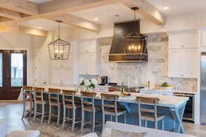 Fridge, microwave, oven, stovetop - Sleeps 48, 2 Homes w/ Private Beach Access | Bradley Circle Buyout by AvantStay (Hilton Head Island)