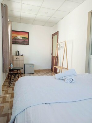 Economy Double Room | Premium bedding, blackout drapes, free WiFi, bed sheets