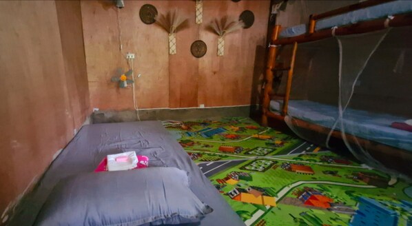 1 غرفة نوم وملاءات أسرّة