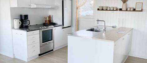 Kühlschrank, Ofen, Herdplatte, Geschirrspüler