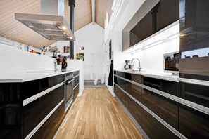 Fridge, oven, dishwasher, electric kettle