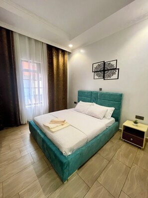 2 slaapkamers, een strijkplank/strijkijzer, wifi, beddengoed