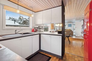 Fridge, oven, electric kettle, spices