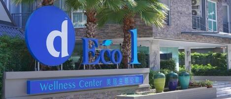 Facciata della struttura