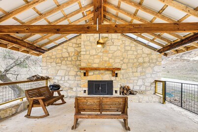 Fire Pit, Views: Peaceful Texas Hill Country Cabin
