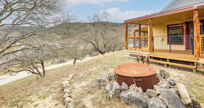 Fire Pit, Views: Peaceful Texas Hill Country Cabin