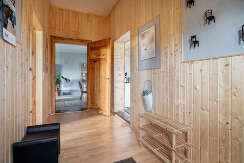 Ferienwohnung 'Landglück' mit Privatterrasse, Gemeinschaftsgarten und Wi-Fi