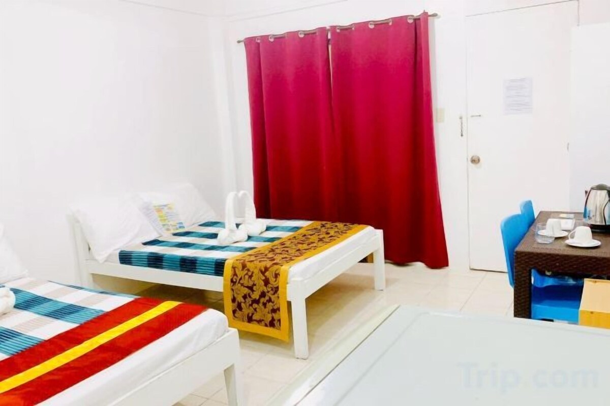 In-room safe, desk, laptop workspace, blackout curtains