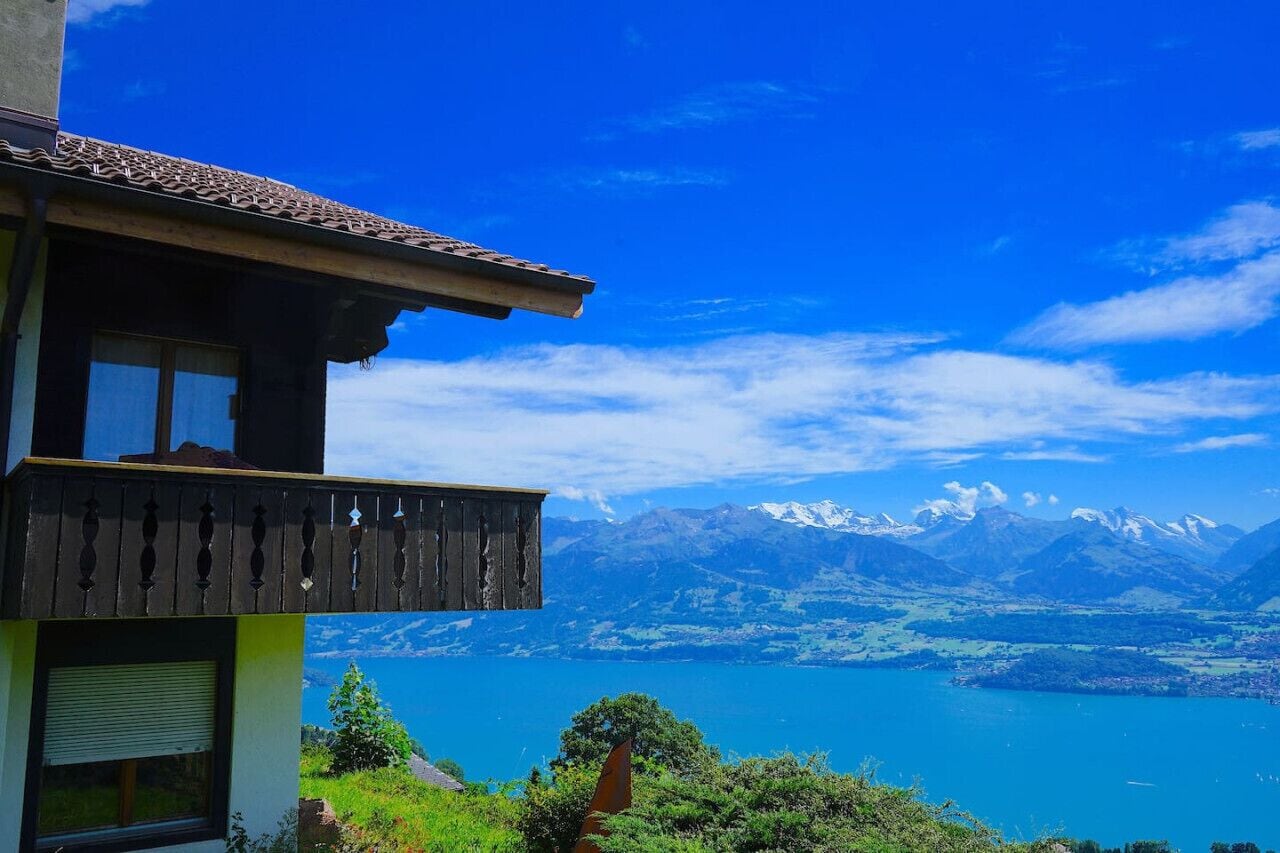 Vue depuis l’hébergement