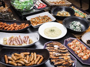 Morgenmadsbuffet hver dag mod et gebyr