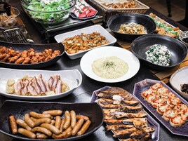 Café da manhã com buffet todos os dias mediante uma taxa