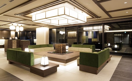 Lobby sitting area. HOTEL AMANEK HidaTakayama