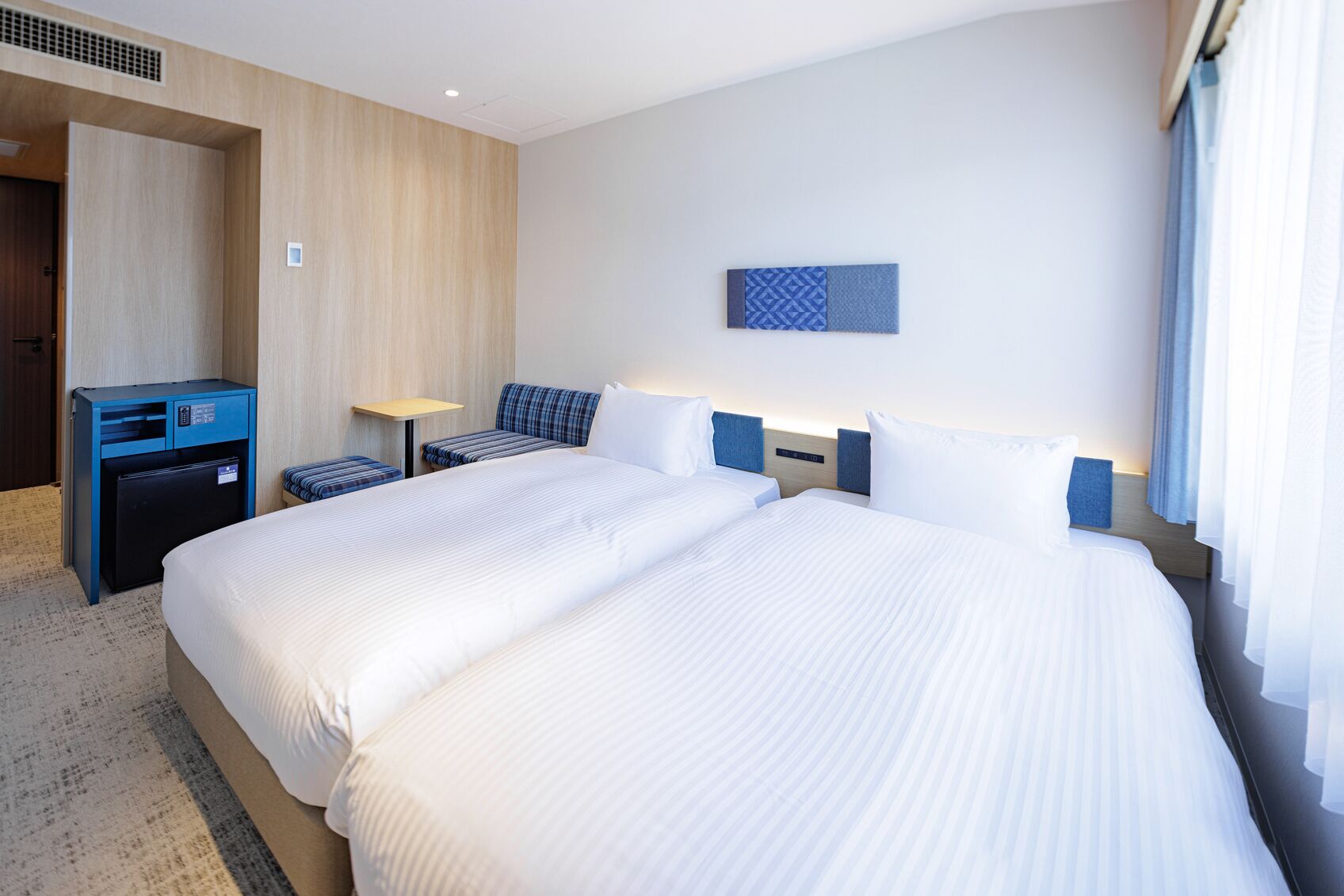 Couette en duvet d'oie, coffres-forts dans les chambres