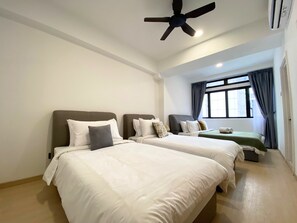 3 soverom, strykejern/-brett, wi-fi (inkludert) og sengetøy