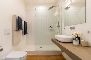 Shower, hair dryer, bidet, towels - The Two Lions @Lords' Square. (Padova)