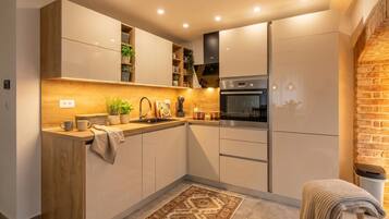 Family Apartment, 1 Bedroom, Microwave (Rijeka City Vibes Apartment) | Private kitchen