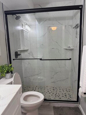 Shower, towels