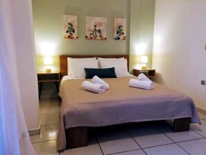 Basic Apartment, Sea View | 1 bedroom, in-room safe, blackout drapes, iron/ironing board - Sea Rose Apartment (Corfu)