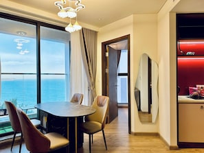 Blackout drapes, soundproofing, iron/ironing board, free WiFi