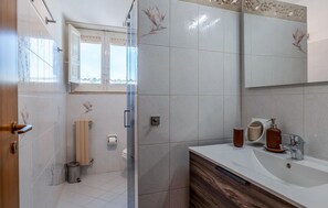 Shower, hair dryer