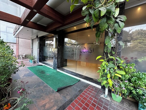 Façade de l’hébergement