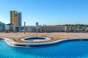 A heated pool - Spacious Getaway with Pool Access (Panama City Beach)