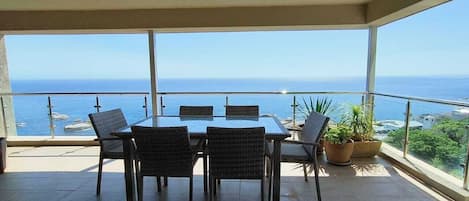 Deluxe Duplex, Ocean View | Terrace/patio