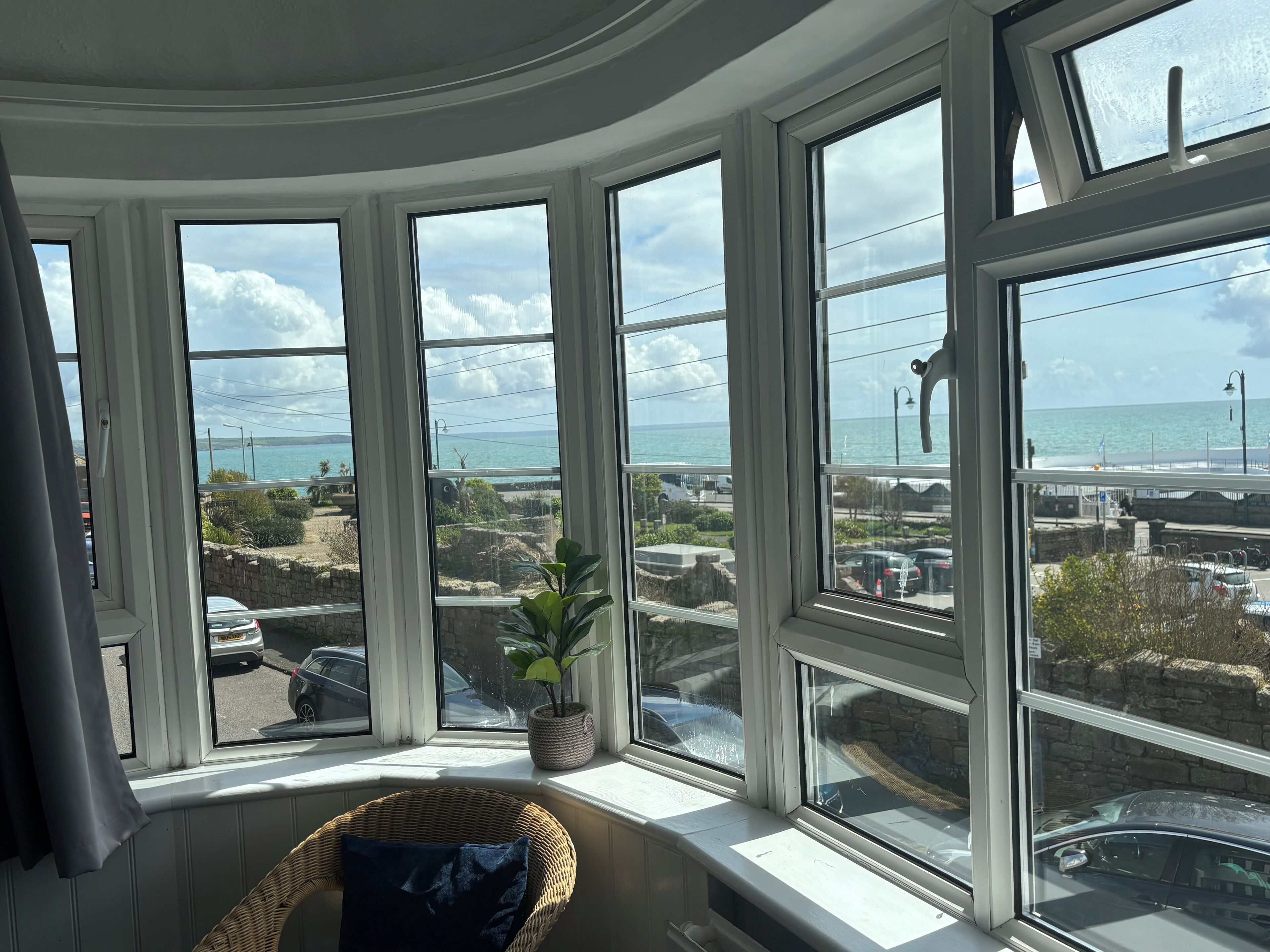 Double Room, Sea View (Room 5) | Bed sheets