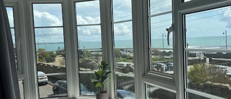 Tweepersoonskamer, uitzicht op zee (Room 5) | Beddengoed