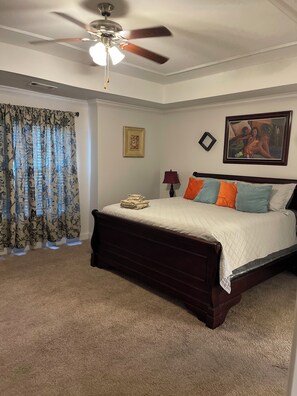 4 bedrooms, iron/ironing board, free WiFi, bed sheets