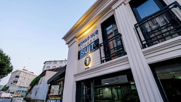 Façade de l’hébergement