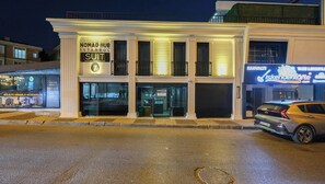 Front of property - evening/night