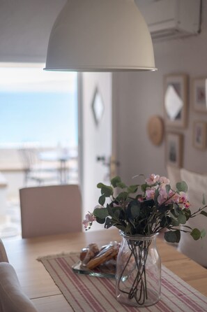 1 bedroom, Internet - Seafront Pouletis Family Aeraki Nest With Pool (West Mani)