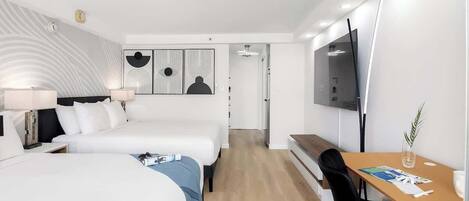 1 室のベッドルーム、デスク、アイロン / アイロン台、WiFi (無料)