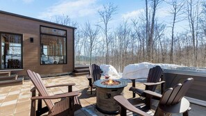 Terrace/patio - Mont-Tremblant - Chalet Berg-Haus (La Conception)