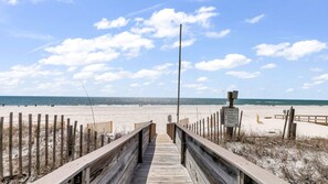 On the beach