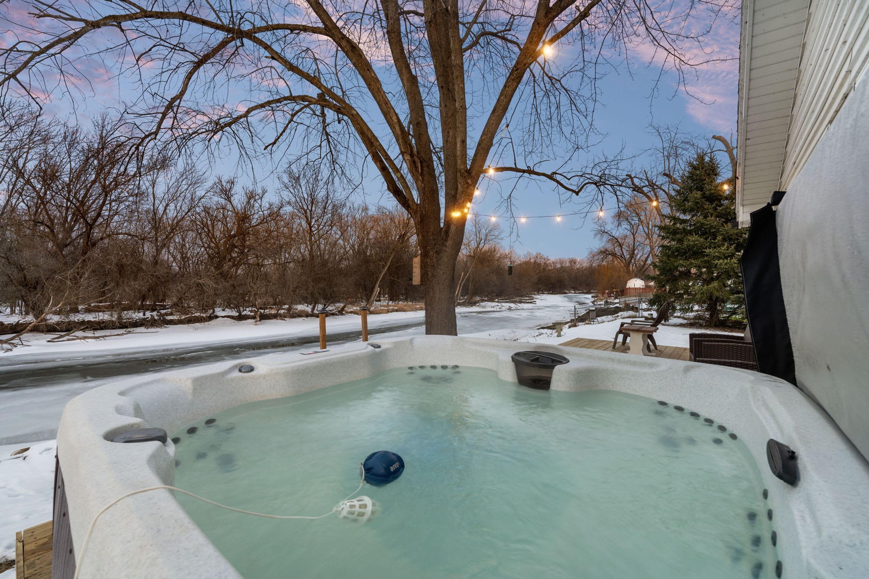 Idromassaggio all'aperto