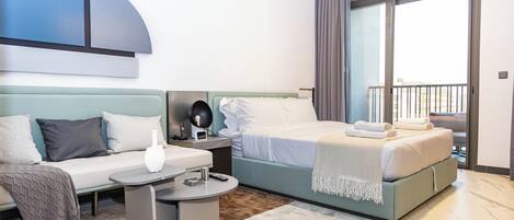 Suite Studio, balcon, vue ville