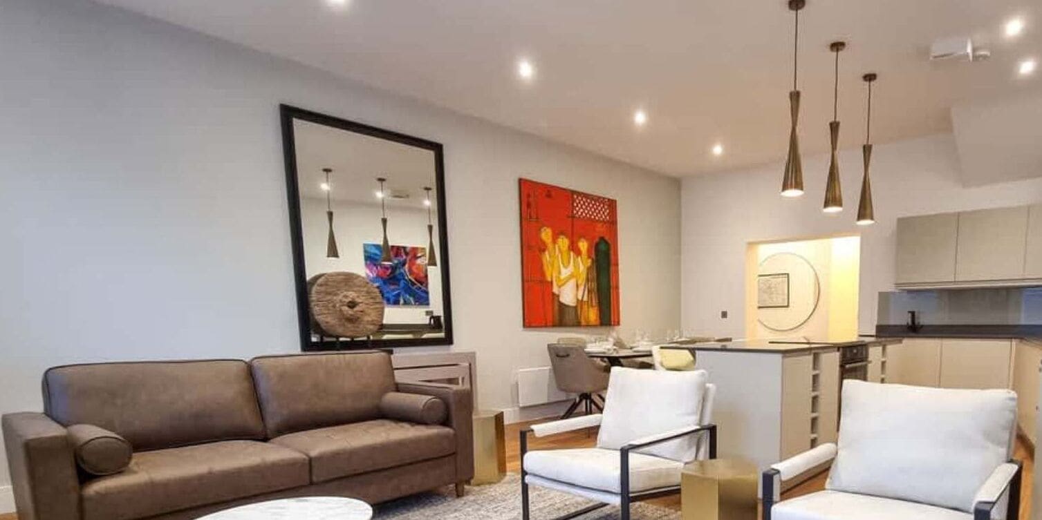 Televisie en een kantoor