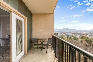 Deluxe lakás, 1 hálószobával, kilátással a hegyre | Erkély
