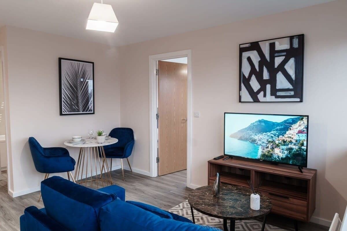 1 Bed Media City Flat | Free Parking - Manchester
