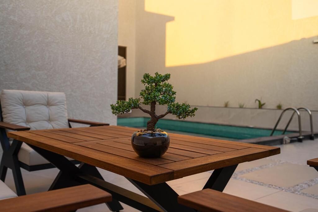 Villa Luxury, patio, vista piscina | 1 camera, insonorizzazione, ferro/asse da stiro