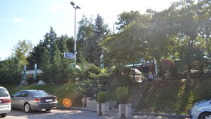 Zimmer, 1 Schlafzimmer, Raucher, Stadtblick | Aussenbereich