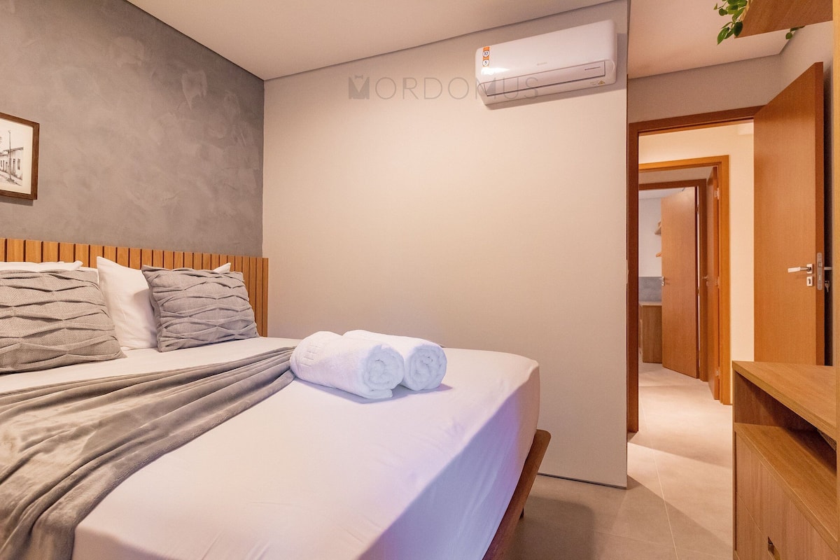 Basic Apartment | 2 bedrooms, blackout drapes, soundproofing, iron/ironing board