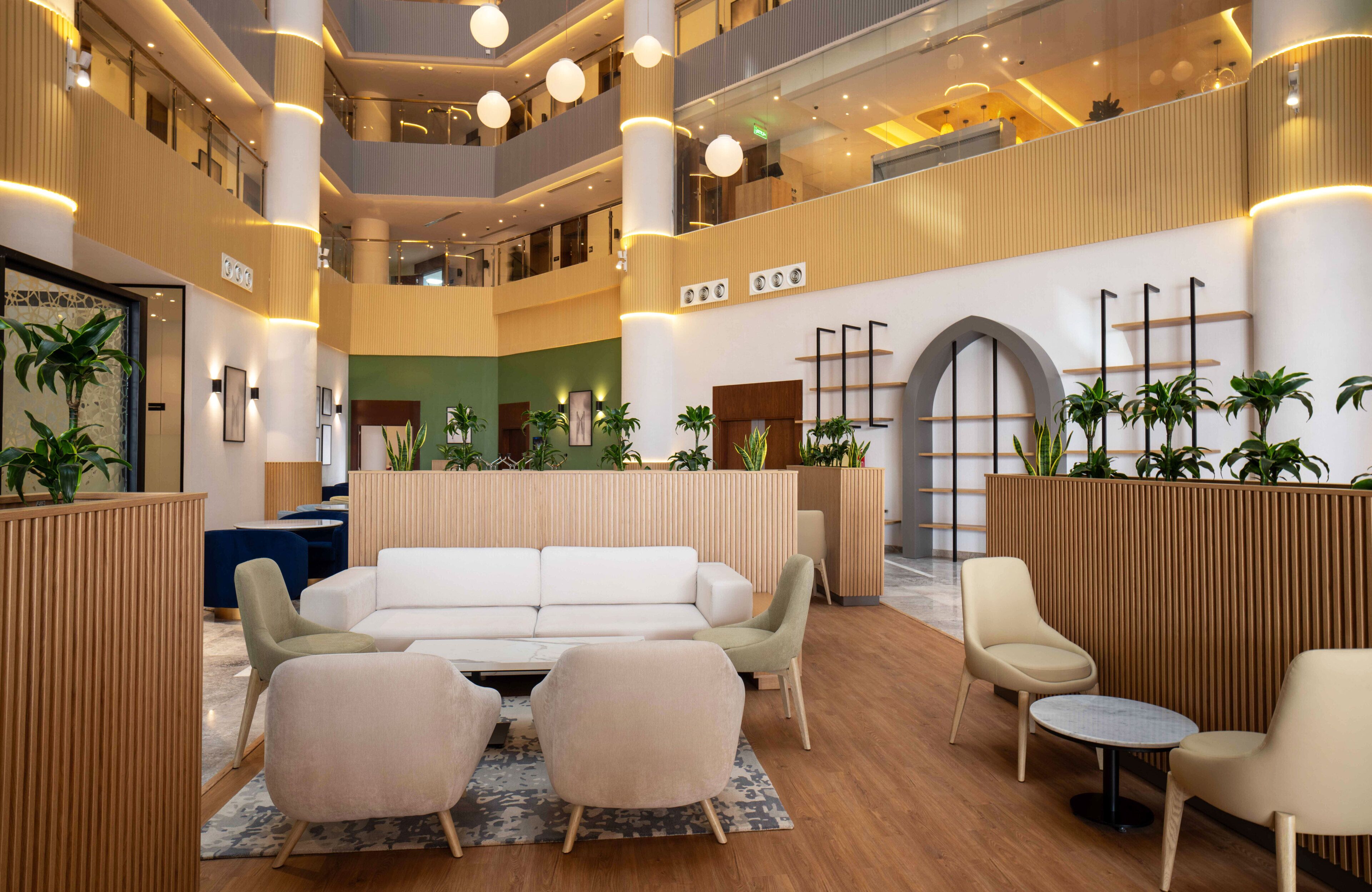 Lobby sitting area